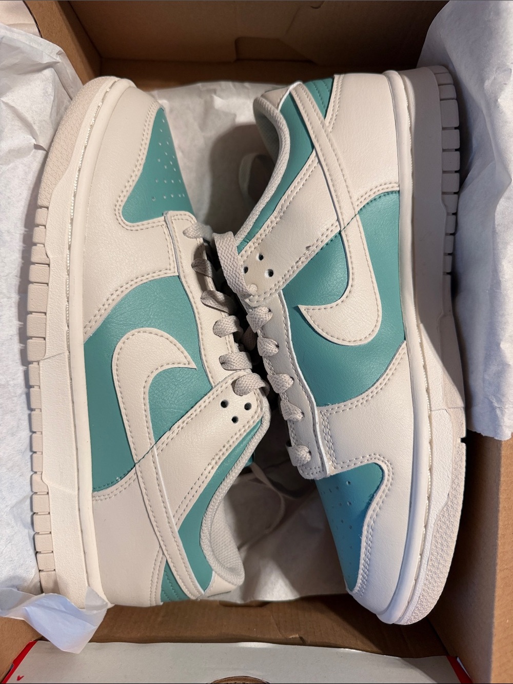 Nike Women's Dunk Low Shoes in Cannon Teal - Size 8.5